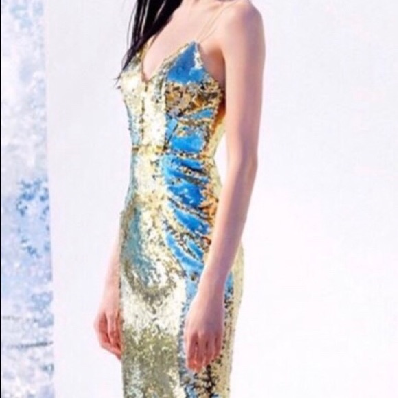 Suzy chin Dresses & Skirts - Sexy gold tiger print sequent  dress💋💋